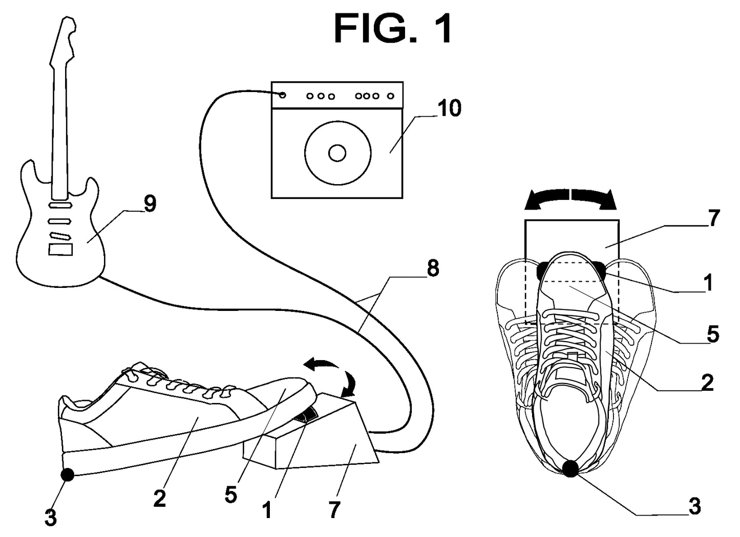 Pédale de volume ROLL PRECISION (Frais de port gratuits en France Métropolitaine.)